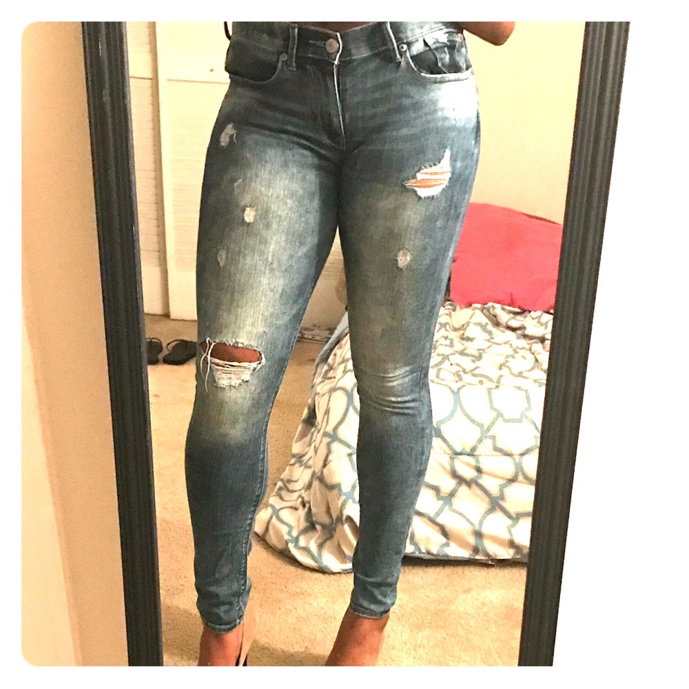 Mid rise jeans